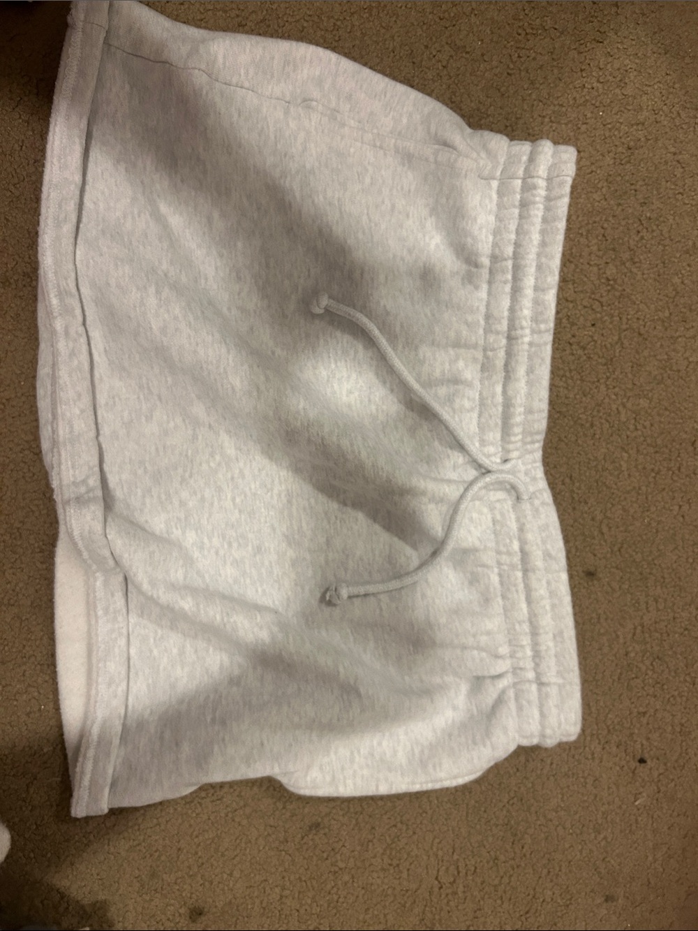 TNA Light Gray Athletic Drawstring Shorts